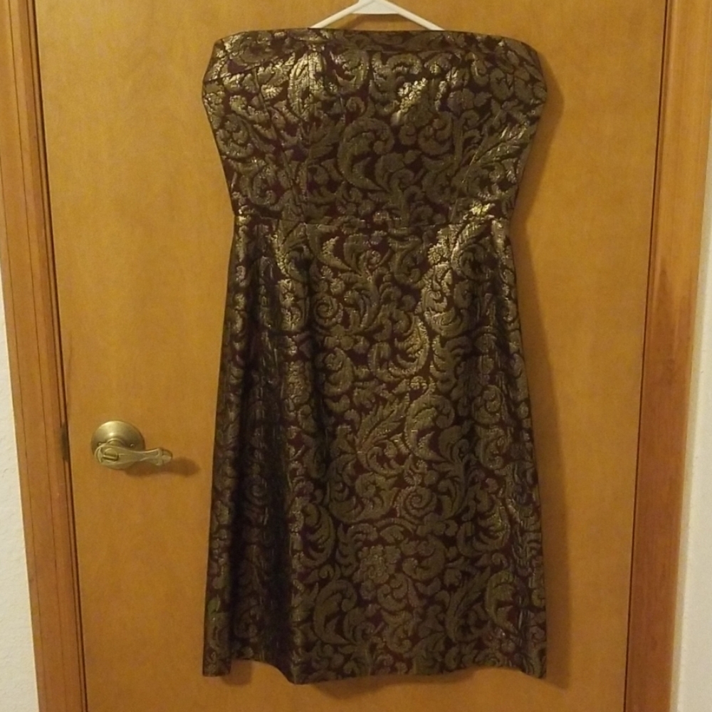 Women's Talbots Strapless Party Dress